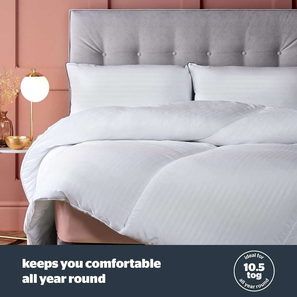 Paplan Silentnight Hotel Collection 10.5 Tog - franciaágy, poliészter, fehér Paplanok és paplanok Naty Shop