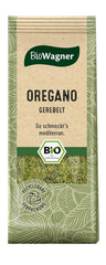 BioWagner - Bio Oregano Gerebelt | Mediterrán jegyek pizzához, tésztafélékhez oder Fleischgerichte | naturbelassen Bio-Zutaten | újrahasznosítható Verpackung | 10 g
