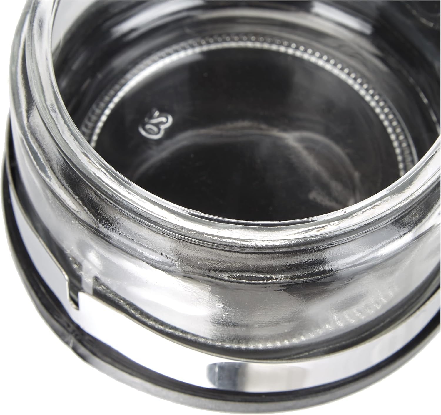 Zahărniță Clasica, 250 ml, cu lingură, oțel inoxidabil, argintiu/transparent, 13 x 10 x 9 cm, 2 bucăți