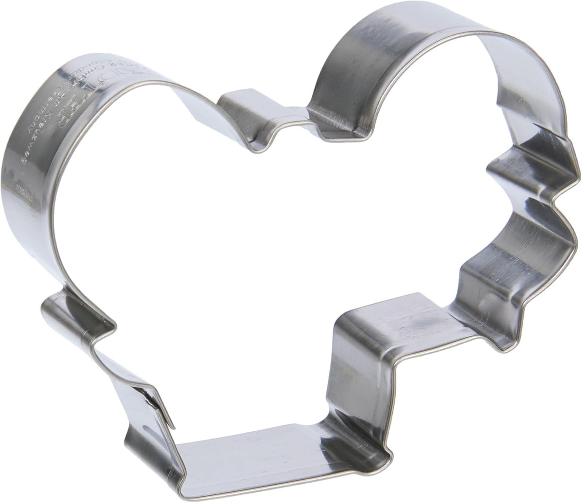 Städter 090194 Taietor de biscuiti cu tractor, otel inoxidabil 18/8, 8 cm