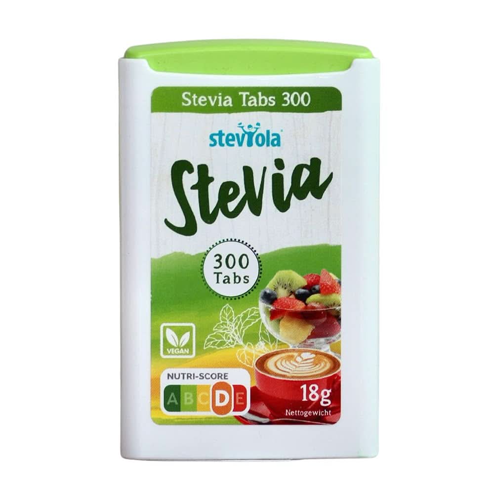Steviola | Stevia édesítőszer | Kalóriamentes édesítőszer, 300 gramm Sweeteners Naty Shop 300 tabletta