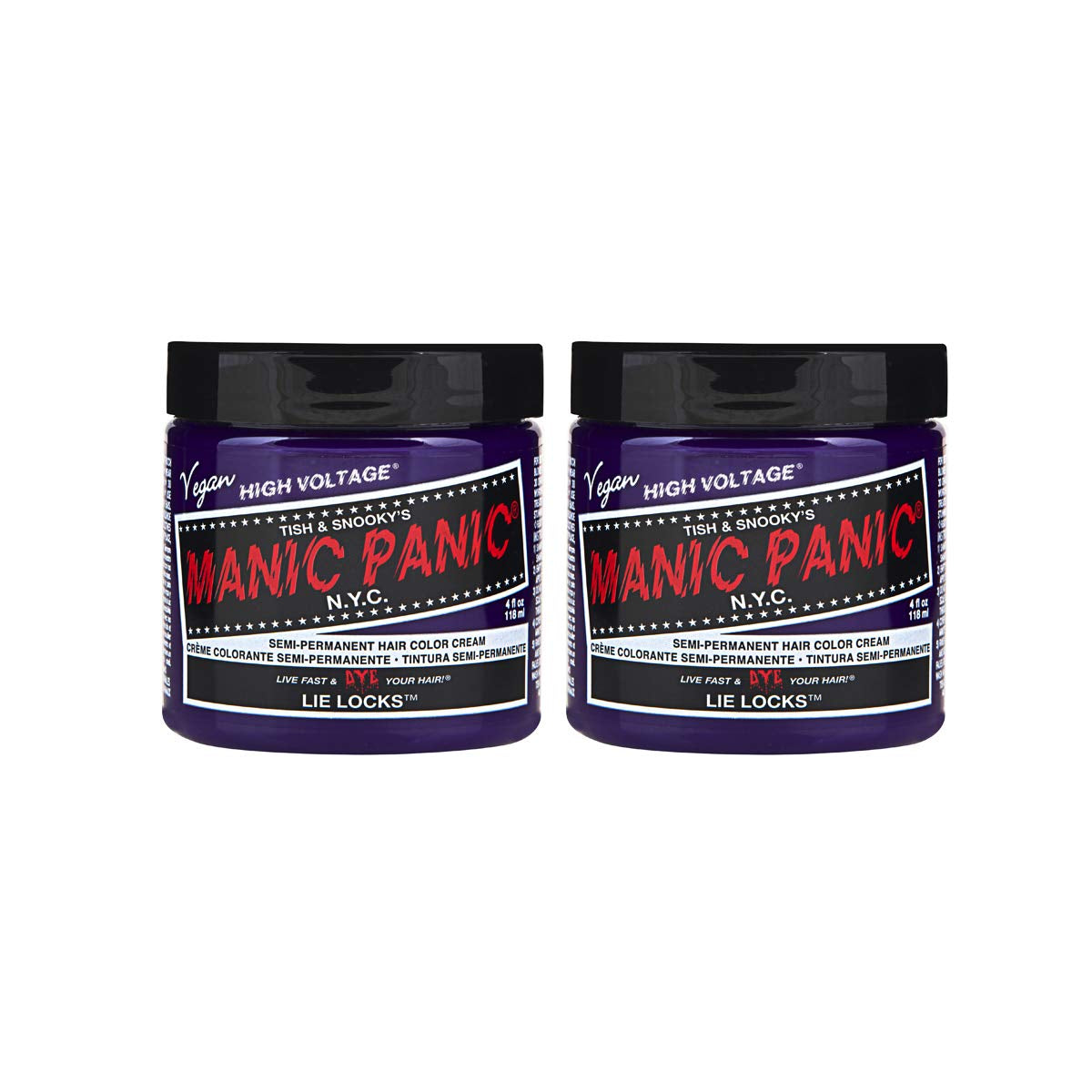 Manic Panic Electric Lizard Classic Cream, vegan, fără cruzime, vopsea de păr verde semipermanentă 118ml