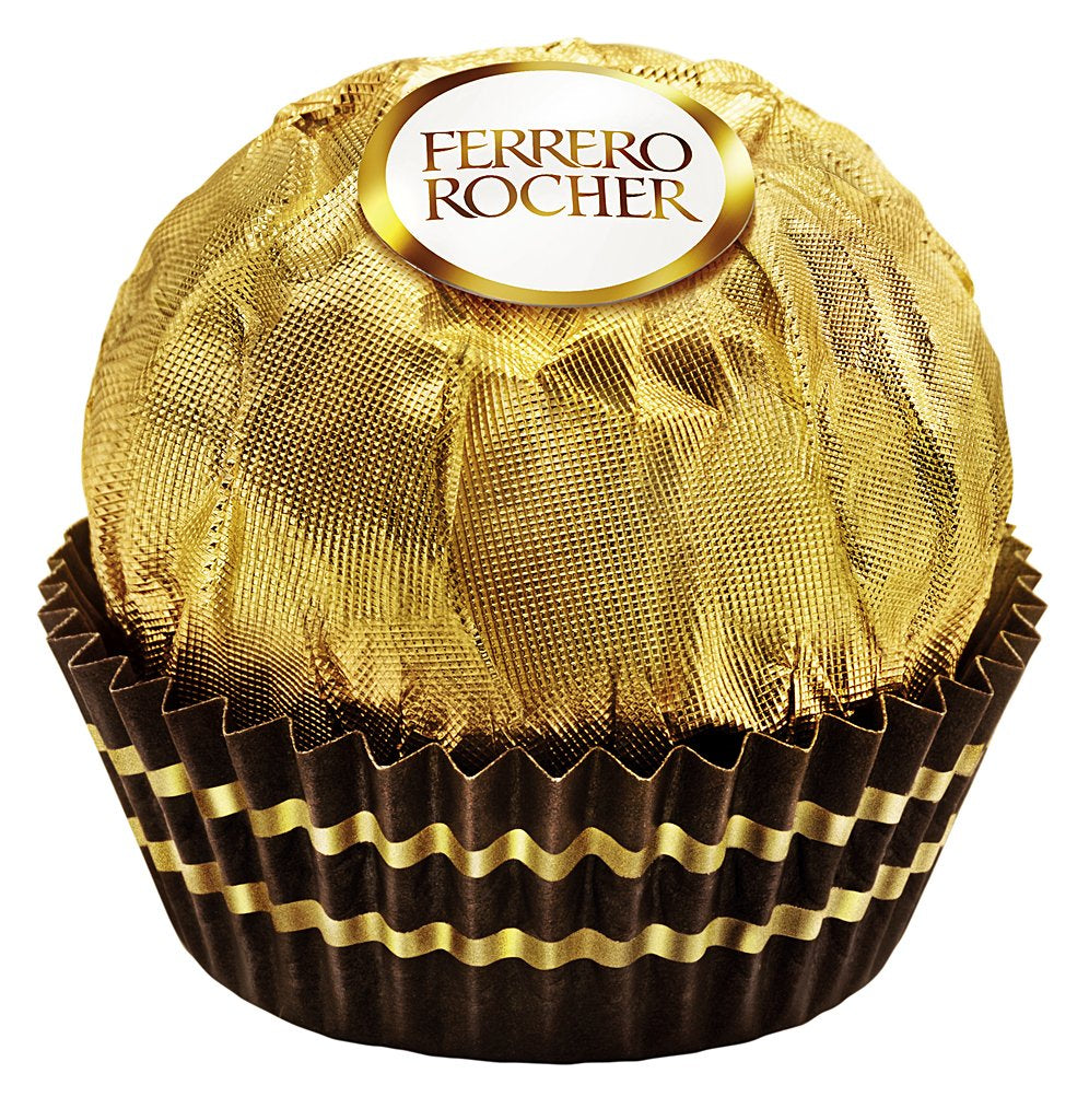 Ferrero Rocher – Ropogós és krémes diós praliné különlegesség – 5 csomag, egyenként 16 különálló pralinéból