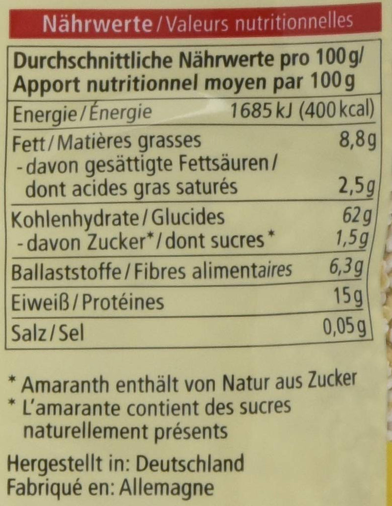 Bio expandált amaránt, 125g
