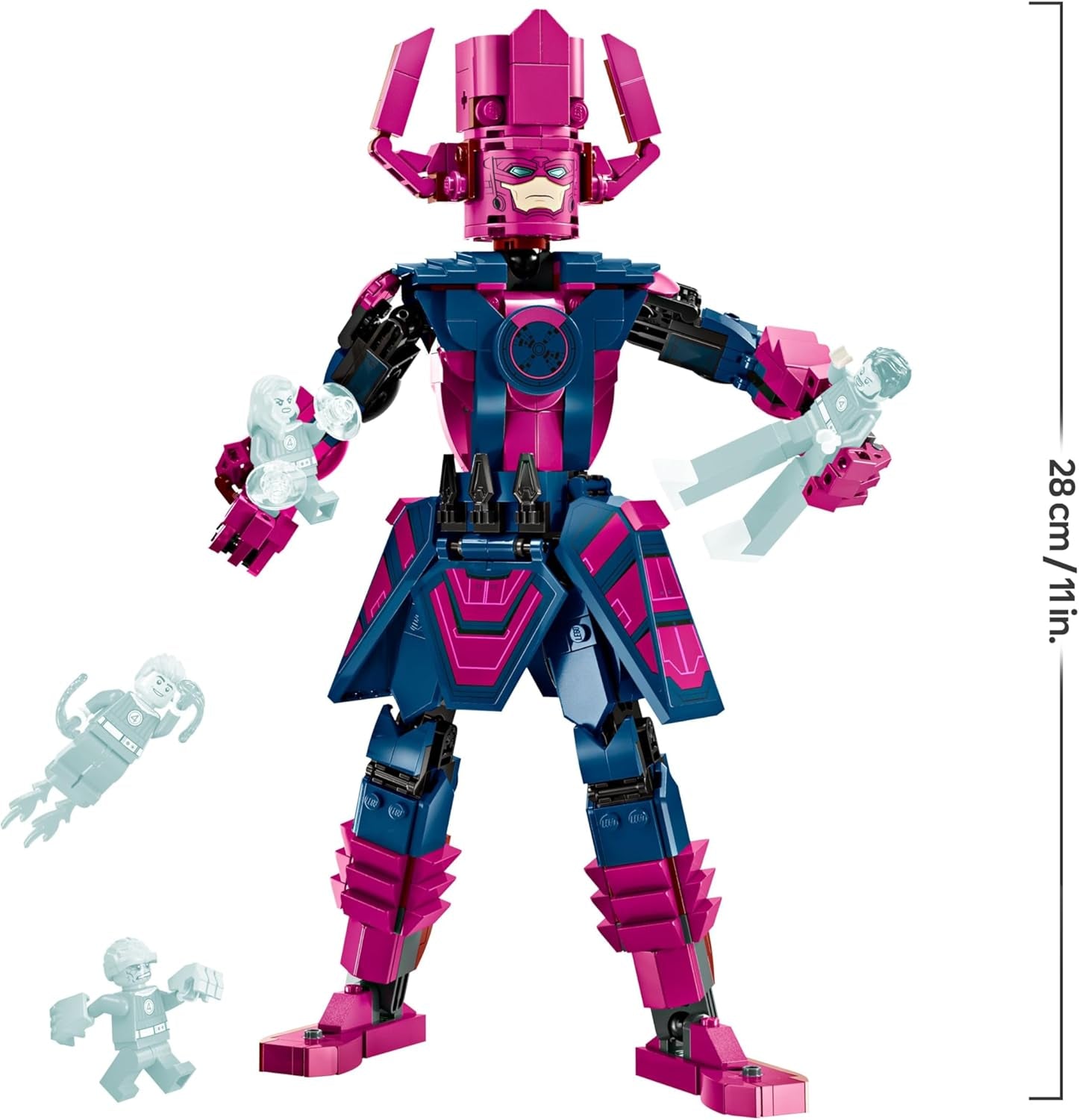 LEGO ǀ Marvel Fantastic Four vs. Galactus Baufigur - Bauset mit Superhelden - Spielset mit The Thing, Invisible Woman und Human Torch - Kreatives Geschenk für Jungen und Mädchen - 76316