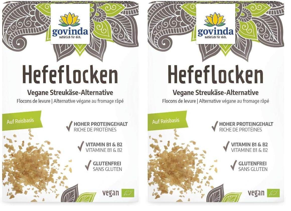 Hefeflocken auf Reisbasis vegán Streukäsealternative, 100 g