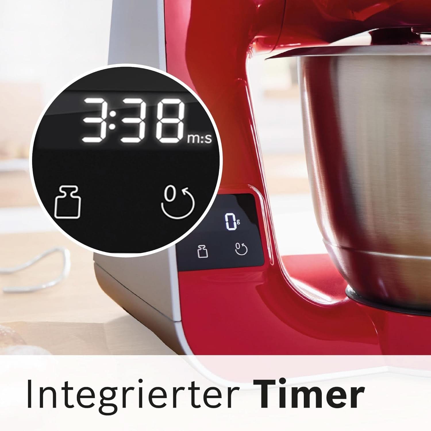 Konyhai robotgép Bosch Series 4 MUM5X720, integrált mérleg, rozsdamentes acél tál 3,9 l, keverő 1,25 l, 1000 W Tartozékok Élelmiszer és szoptatás Bebe Naty Shop