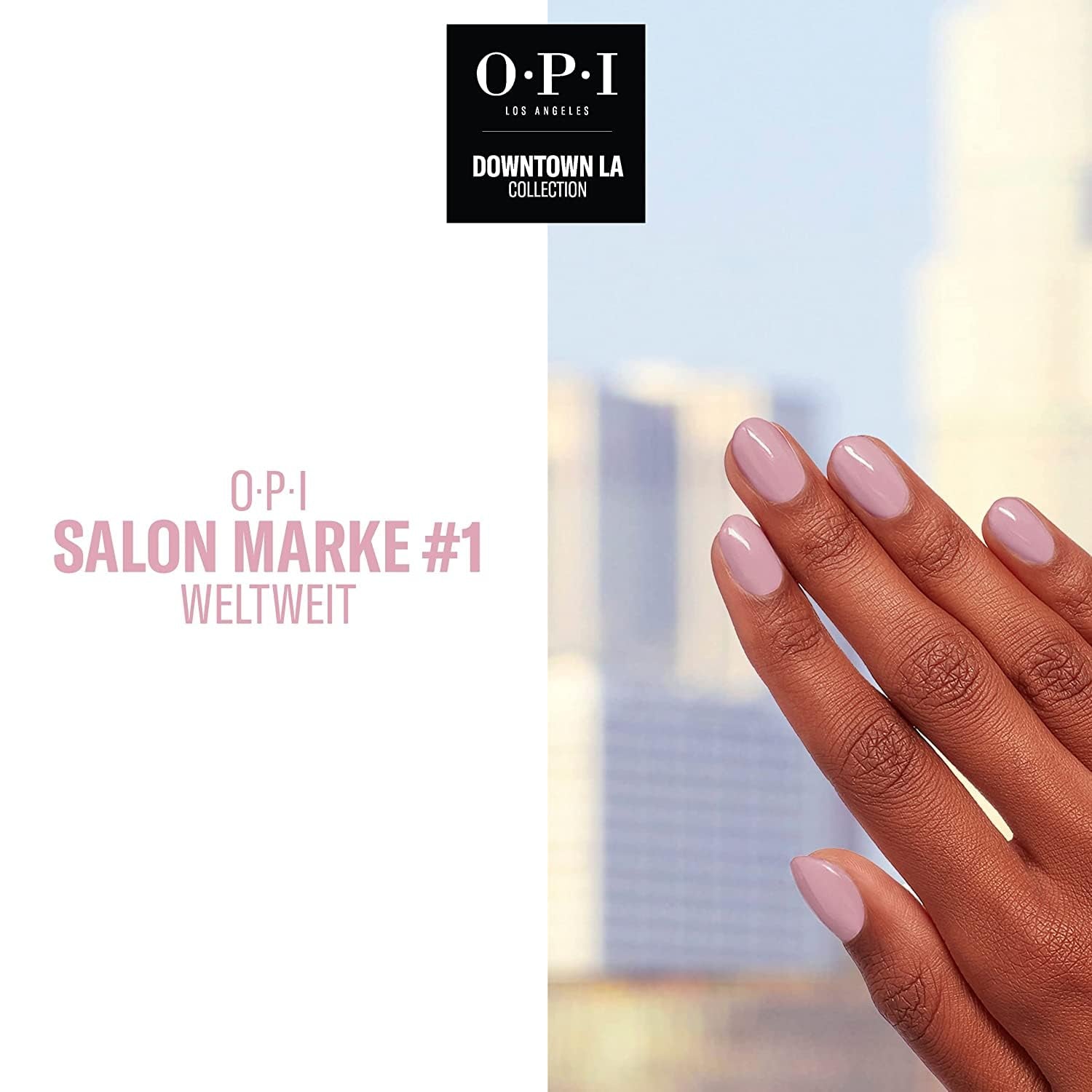OPI Downtown LA Collection - Körömlakk (Rózsaszín a vásznon - Akár 7 napos viselet - hosszantartó körömlakk extra széles ProWide ecsettel a tökéletes körmökért