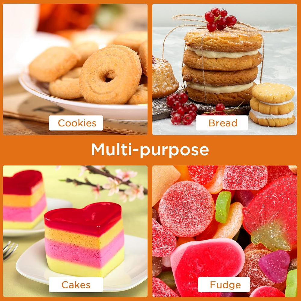 Set de 12 forme de biscuiți, din oțel inoxidabil, pentru decorarea torturilor, prăjituri cu zahăr și fursecuri