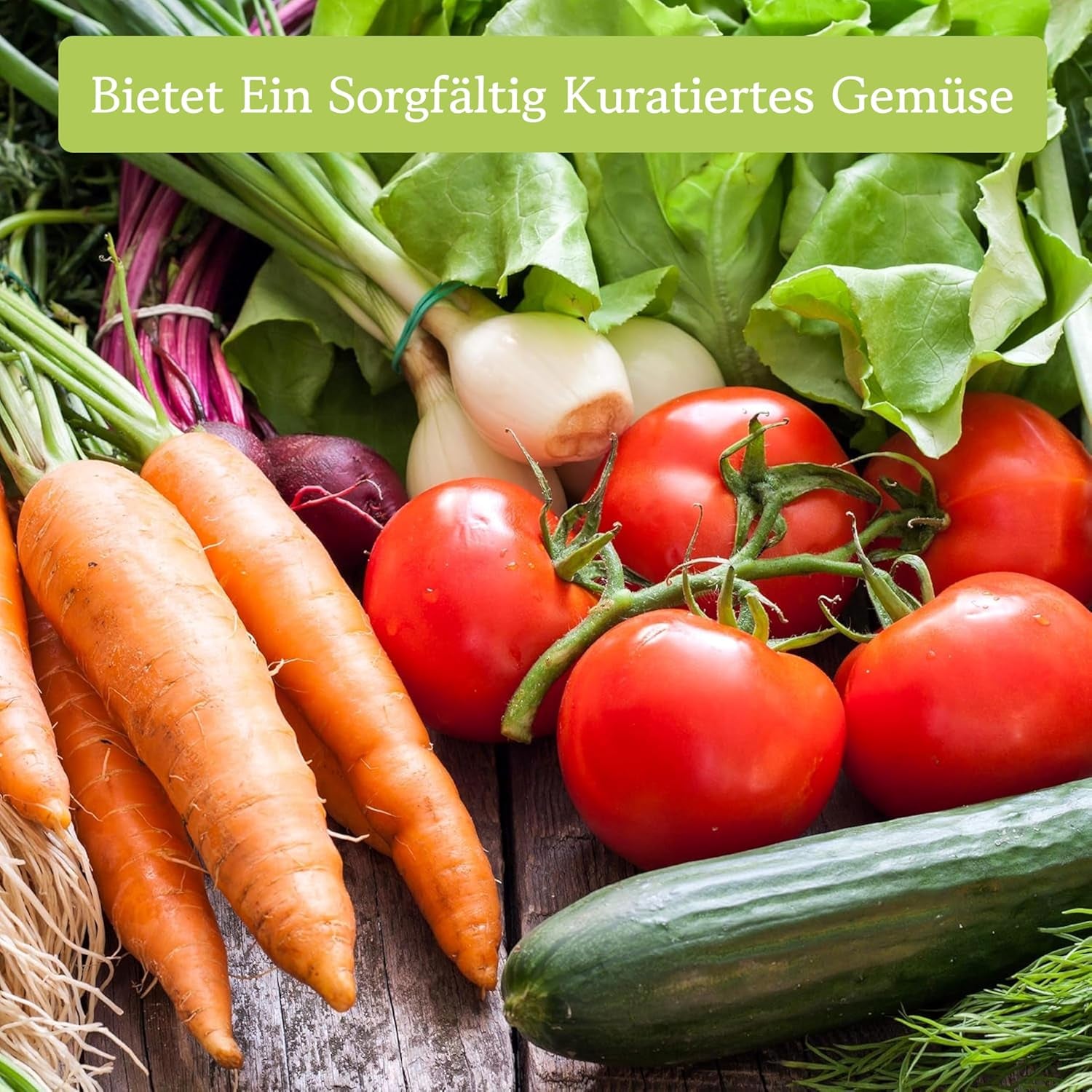 Saját termesztésű zöldségmag készlet - 12 Pflanzensemen Sorten für Hochbeet und Garten - Praktische Box mit Gemüsesamen für den Anbau Frischer Ernte zu Hause - Ideal für Gartenliebhaber