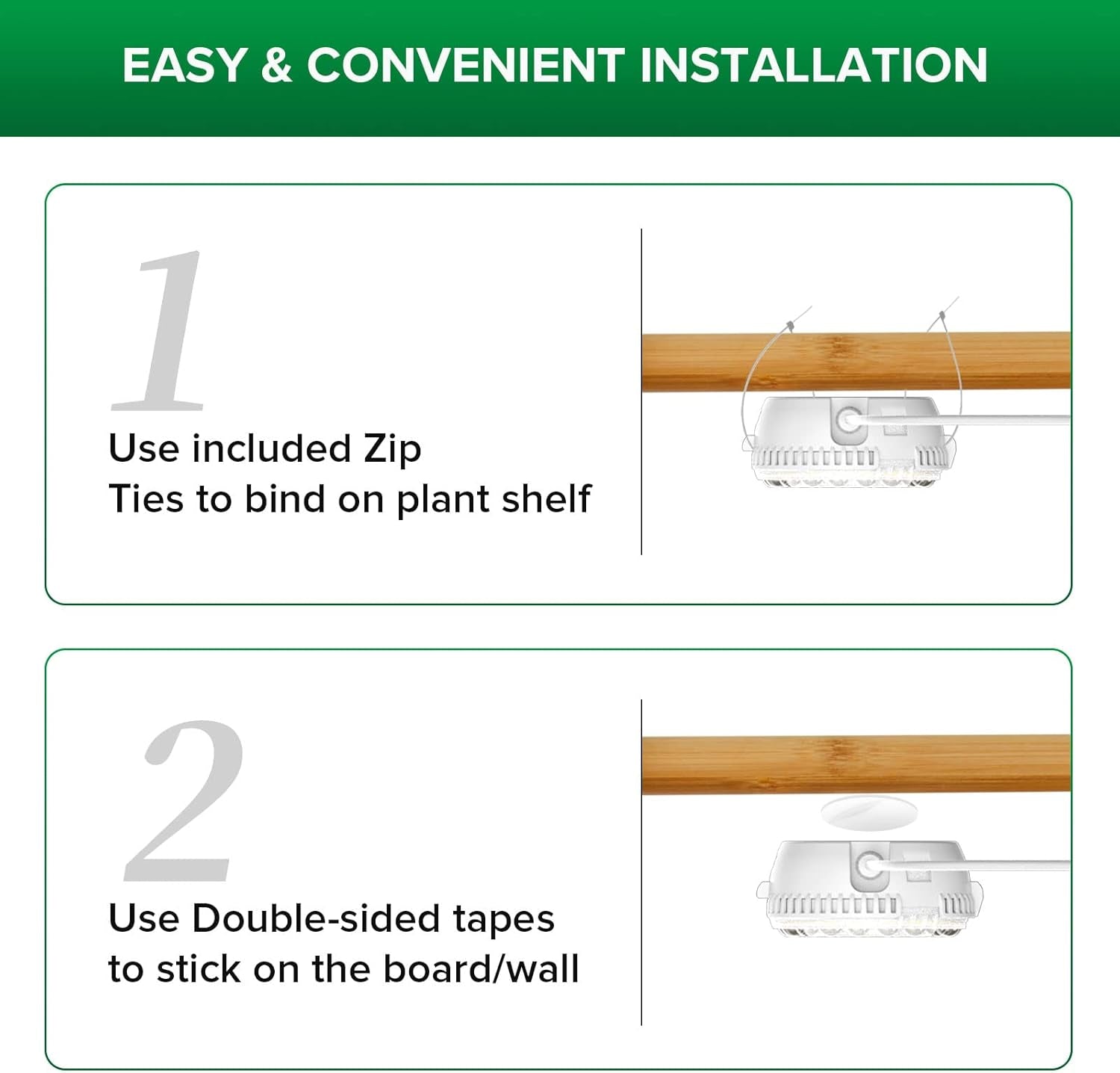 SANSI LED beltéri növénytermesztési lámpa 2 fejes teljes spektrumú 10 W (150 W-nak megfelelő) 4/8/12 órás időzítő beltéri növényházi növényházi hidroponikus függőlámpa