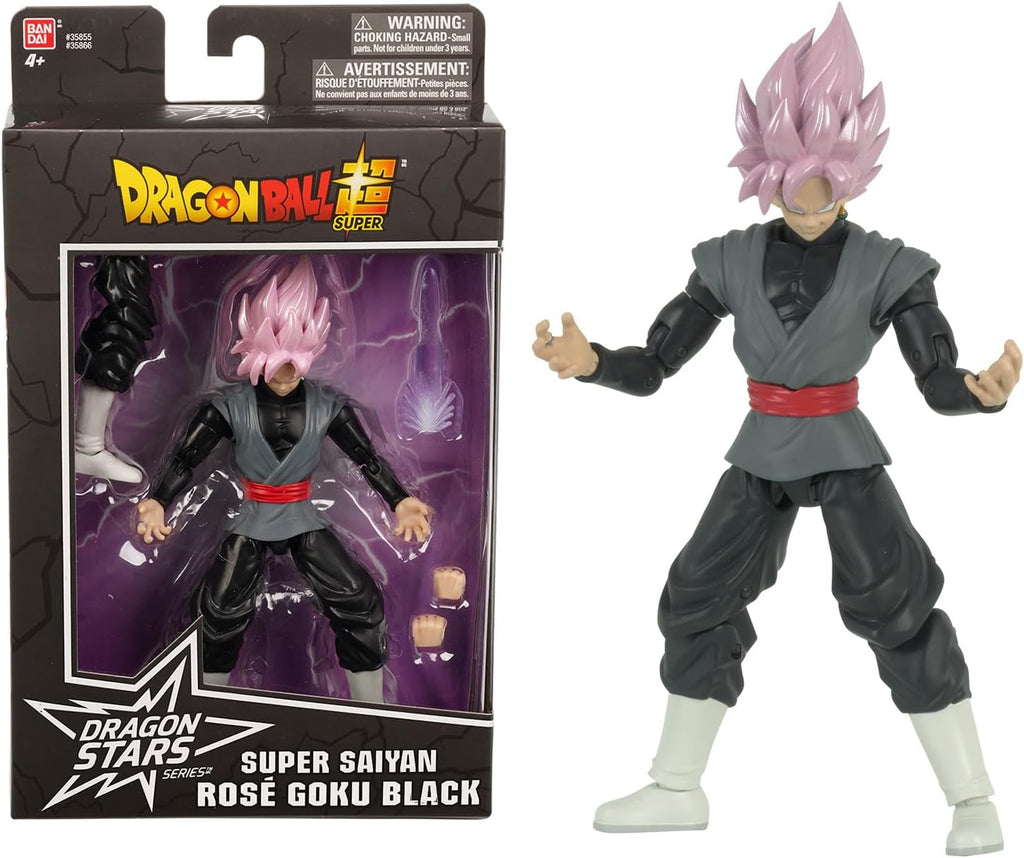 BANDAI - Dragon Ball Super - Figurine Dragon Stars 17 Cm - Super Saiyan Broly - Figura articulată Broly - Licența oficială Dragon Ball - Jucărie pentru copii 4+ ani - 36190J Action figures Naty Shop Super Saiyan Rosé Goku Negru