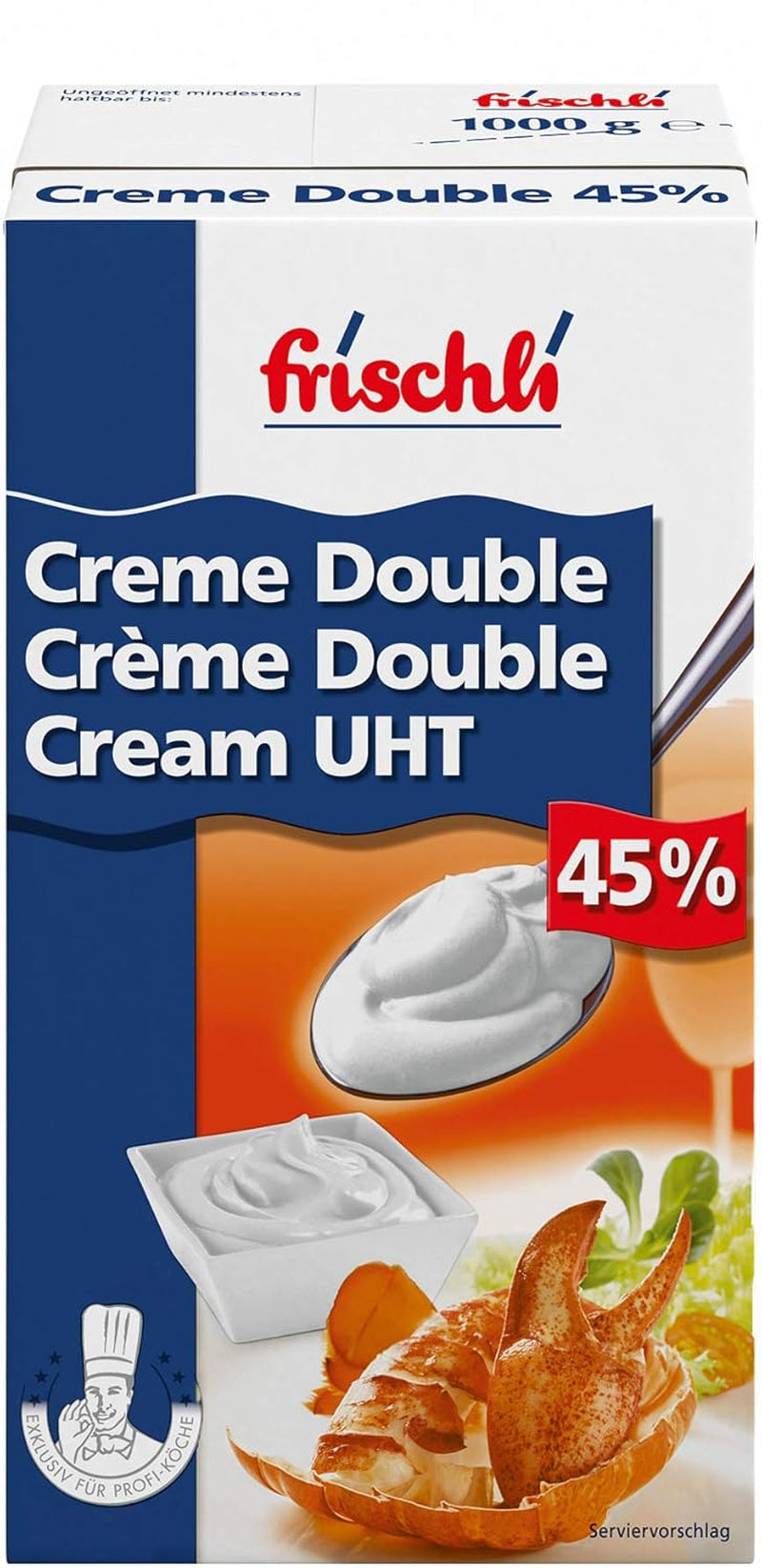 Creme Double 45% Sahniger Rahm a maximális ízért 1000g
