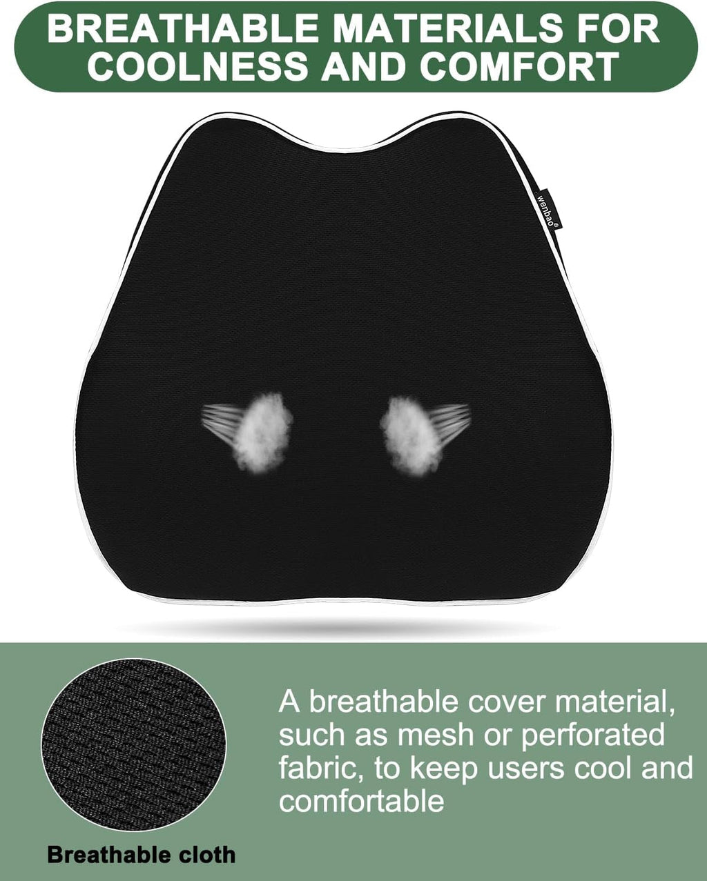 Jutyum pernă spate mașină, pernă lombară din spumă de memorie, suport lombar mașină, pernă lombară pentru scaun de birou, pernă ergonomică de suport lombar pentru scaune auto, scaun de birou, scaun cu rotile Perne lombare Naty Shop