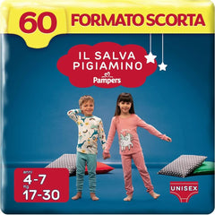 Pampers Il Salvapamino 8-12 év, 54 pelenka, L/XL méret (27-43 kg) Anya és Gyermek Naty Shop 4-7 év, 60 pelenka, S/M méret (17-30 kg)
