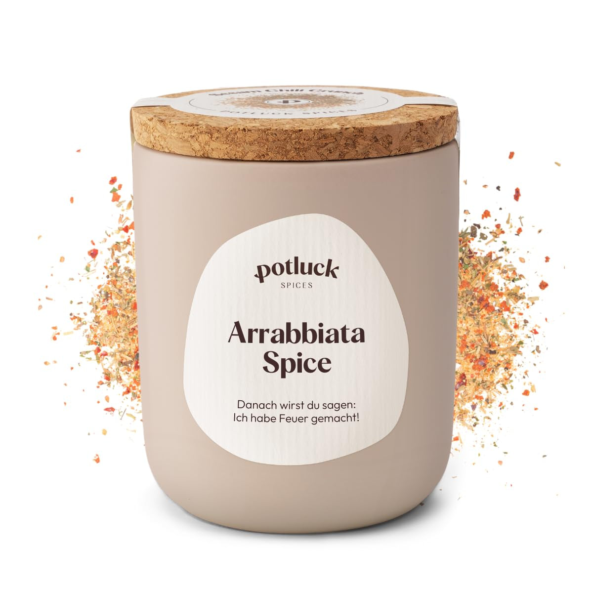 Potluck | Tészta és Pizza Kräuter | Gewürzzubereitung im Keramiktopf | 40g | Vegán, gluténmentes és természetes alapanyagokból