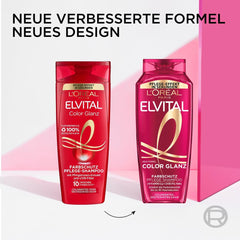 L'Oréal Paris Elvital XXL, Színvédő sampon festett hajra, 1 literes zuhany és fürdő L'Oréal