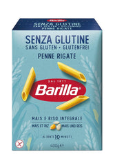 Barilla Penne Rigate gluténmentes tészta finom kukoricából és rizsből - tökéletes cöliákiában vagy gluténérzékenységben szenvedőknek (14 x 400g)
