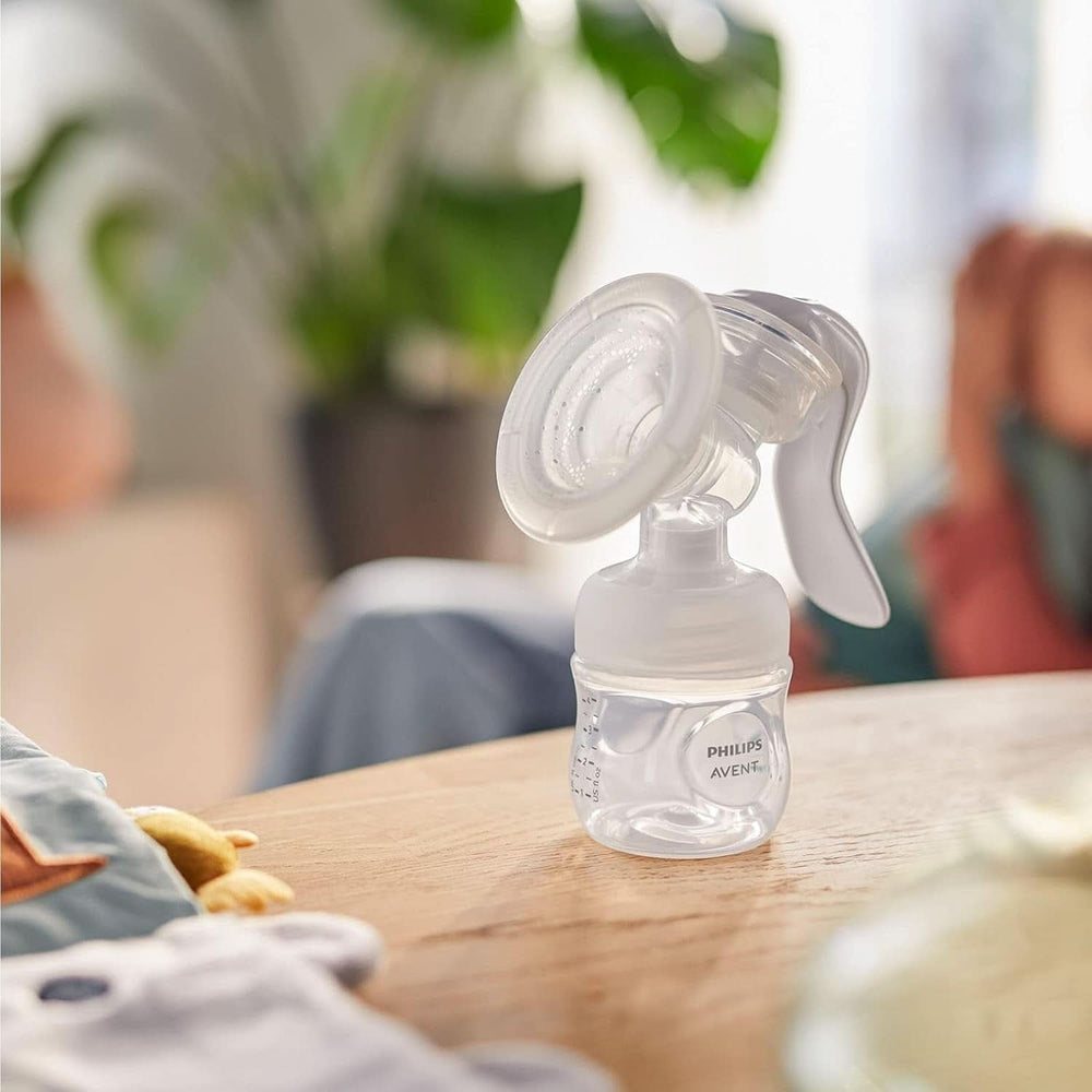 Philips Avent Handmilchpumpe - Einfaches Abpumpen, Mit Natural-Motion Technologie, Bpa-Frei (Modell SCF430/01) Átlátszó tartozékok Élelmiszer és szoptatás Bebe Naty Shop