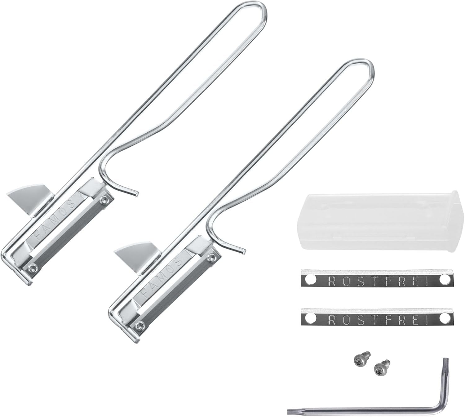 Westmark 106122E1 hámozó króm acél penge rozsdamentes hámozó Naty Shop Silber