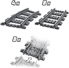 LEGO 60205 City Tracks 20 részes bővítőkészlet gyerekeknek fiúknak és lányoknak játékkészlet építőkészletek Besuche den LEGO-Store