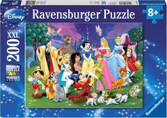 Ravensburger puzzle pentru copii - 12698 Disney favourites - Puzzle Disney pentru copii de peste 8 ani, cu 200 de piese în format XXL Puzzle Naty Shop Titlu implicit