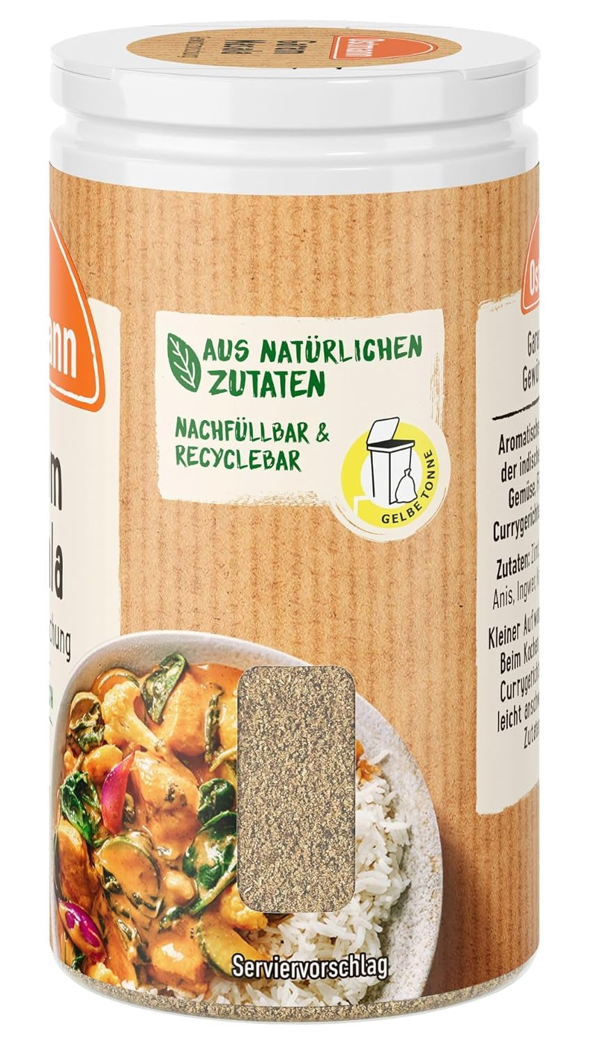 Ostmann Gewürze - Garam Masala Gewürzmischung | Nachfüllbare & újrahasznosítható Verpackung | 30 g in der Streudose