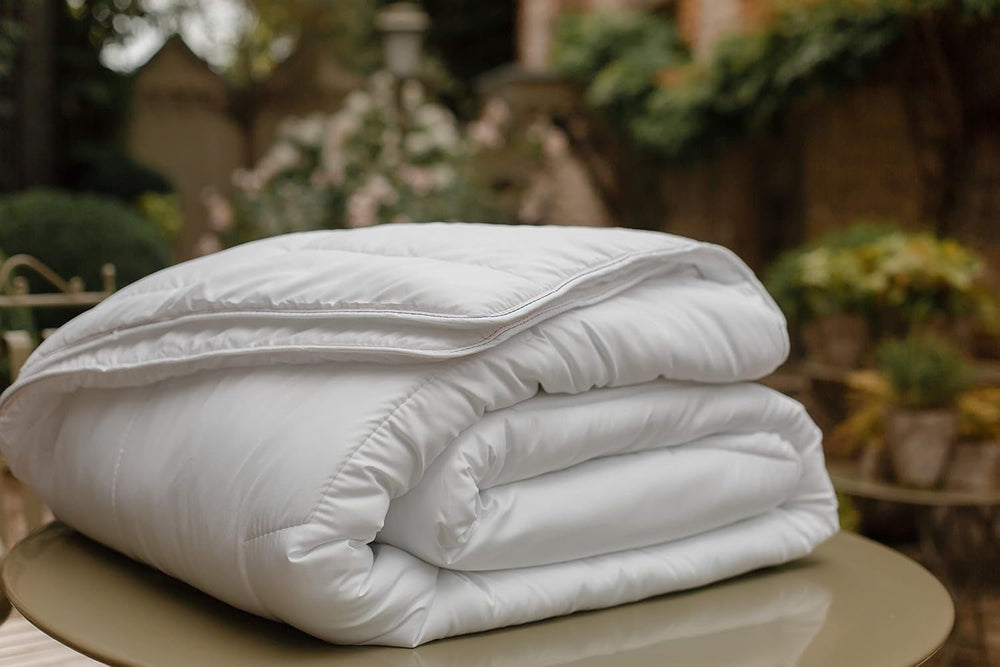 Paplan 140 X 200 cm | Organikus pamut és merinó gyapjú | Meleg Mosógépben 30°C-on mosható Paplanok és paplanok Naty Shop