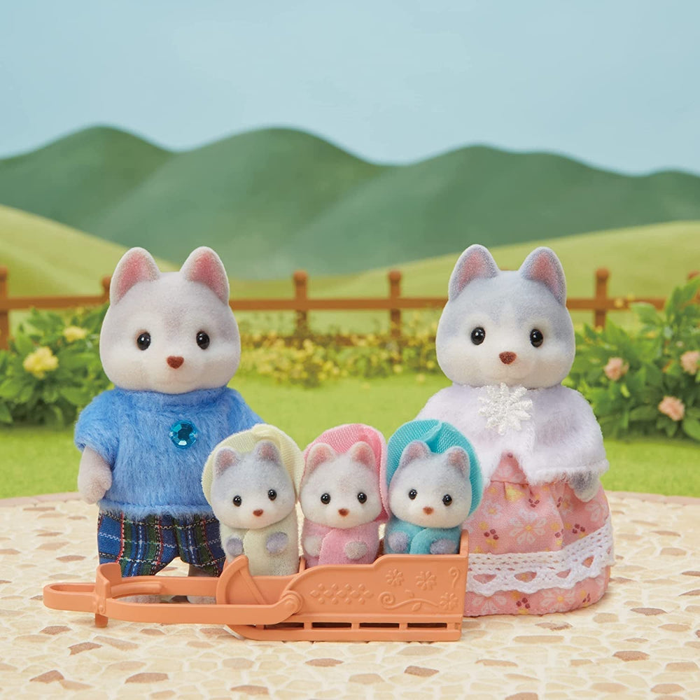 Sylvanian Families L5636 Husky Family Naty Shop babák