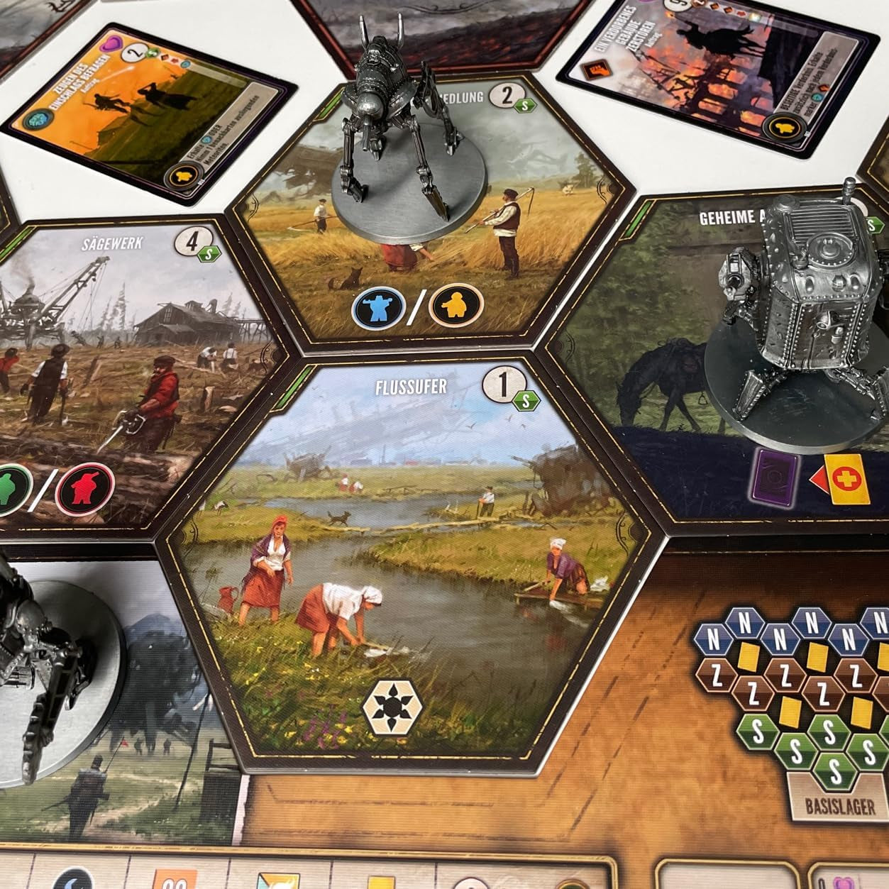 Feuerland Spiele 31025 Expeditions társasjáték, földszínek