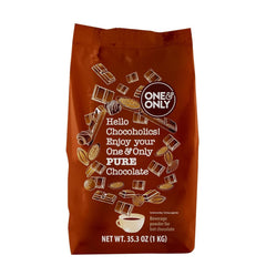 One&Only Chocolate Powder Pure 1 Kg - Pudră de ciocolată de înaltă calitate pentru o ciocolată de băut premium cu 32% cacao Cacao si Ciocolata Calda Naty Shop