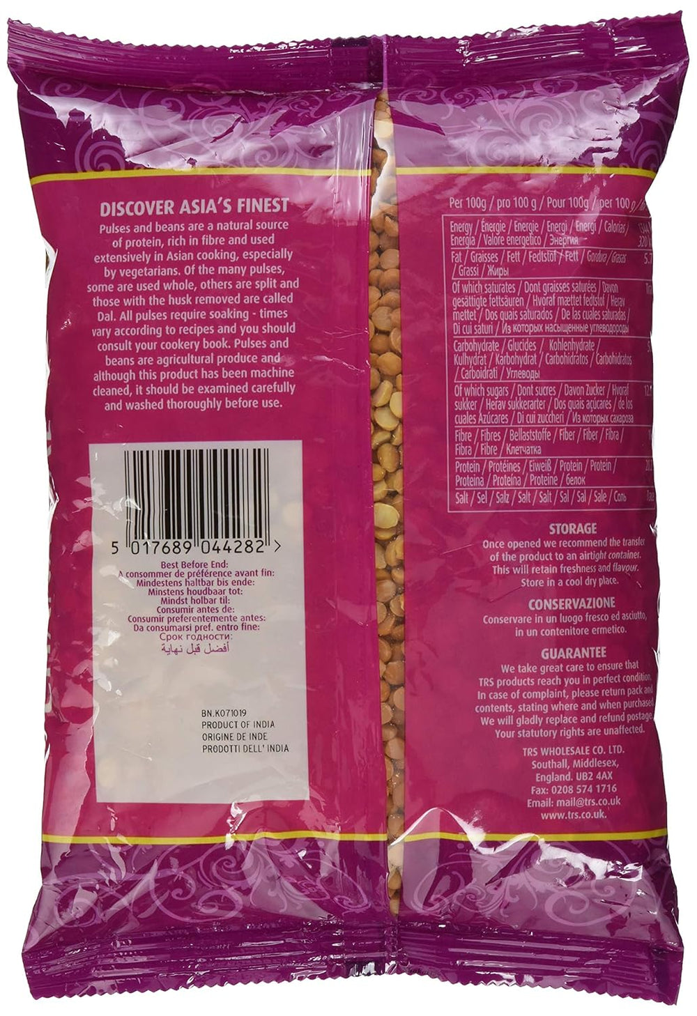 TRS – Csicseriborsó (Chana Dal) – (1 x 1 kg)