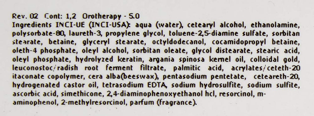 Fanola Oro Therapy Color Keratin 5.0 100ml Vopsea pentru par Naty Shop