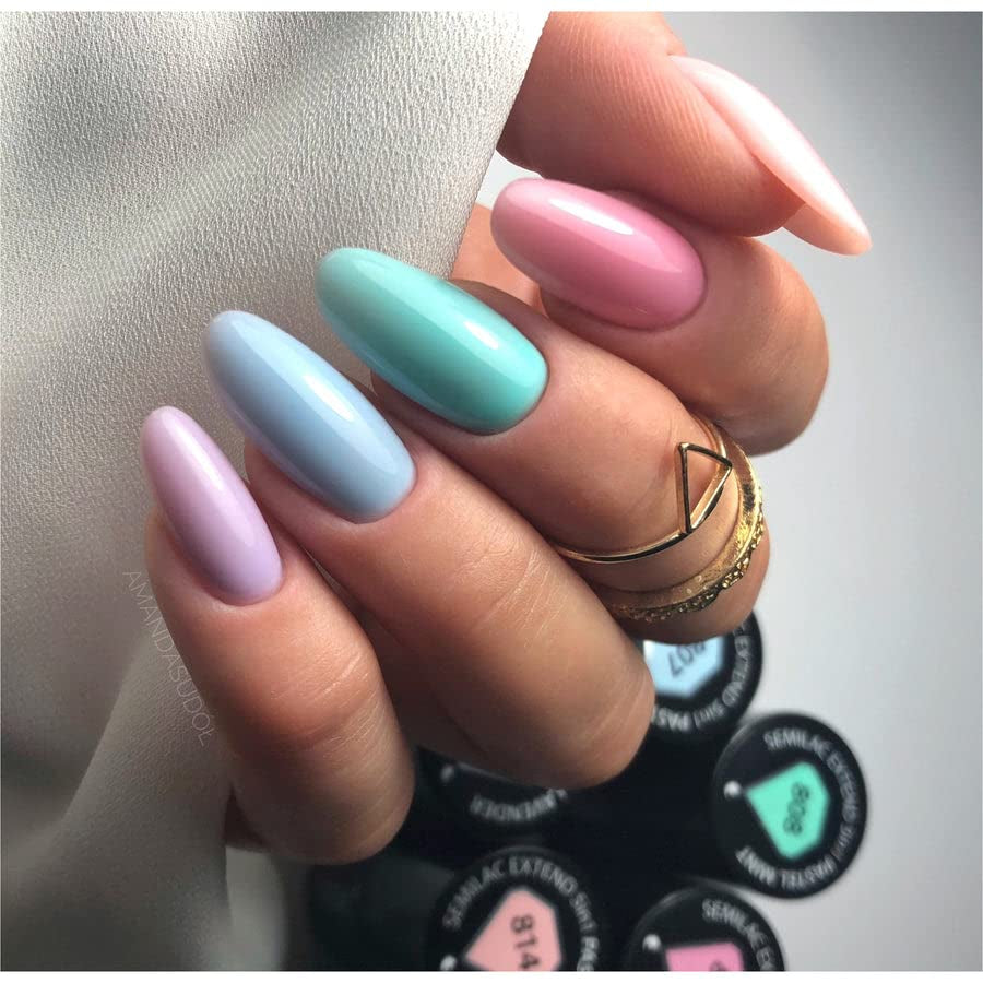 Semilac Extend UV körömlakk 5 az 1-ben 808 Pastel Mint 7ml