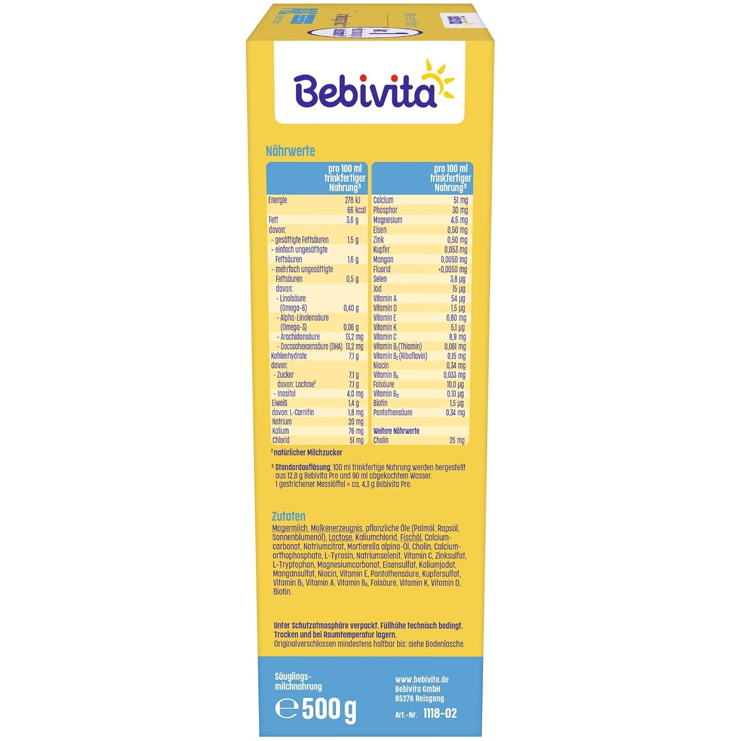 PRE tejpor tápszer (5 x 500 g), születéstől fogva, csak laktózt tartalmaz szénhidrátként, kiegészítő takarmányozásra alkalmas