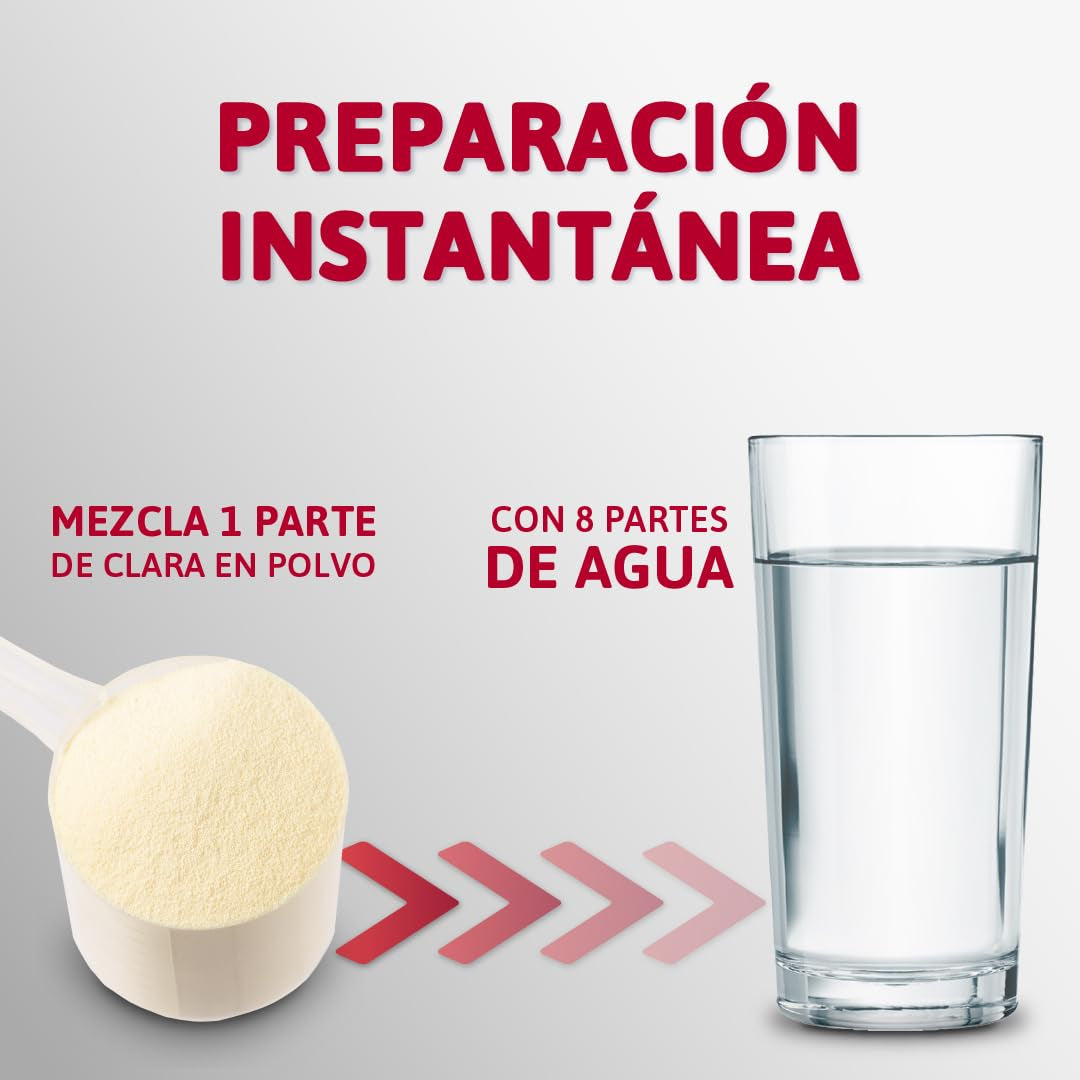 Eiweißpulver für Baiser (350 g) | Pasteurisiertes Eiklar | Getrocknetes Eiweiß | Laktózmentes Gluténmentes | In wiederverschließbarem Zip-Beutel