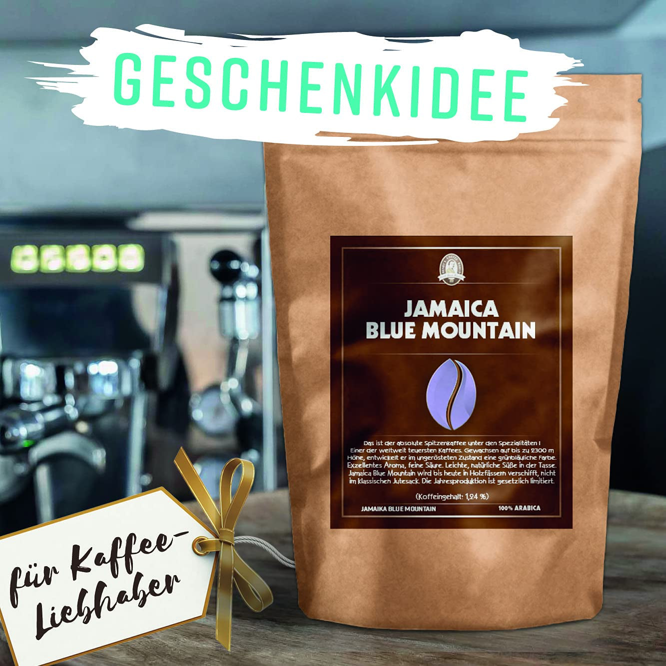 Henry´s Kaffee Jamaica Blue Mountain 250g - Kaffeerarität - exzellentes Aroma - feine Säure - handwerklich geröstet - Premium Kaffeebohnen