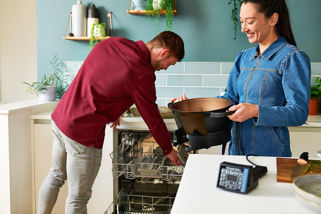 Multicooker Russell Hobbs 6.5L, afișaj digital, 8 funcții de gătit Slow Cooker Naty Shop