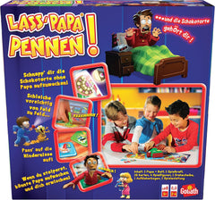 Goliath - LET DADDY SLEEP - Játék 5 éves kortól, 2-4 játékos számára - Szórakoztató és addiktív társasjáték fiúknak és lányoknak világos utasításokkal, kék