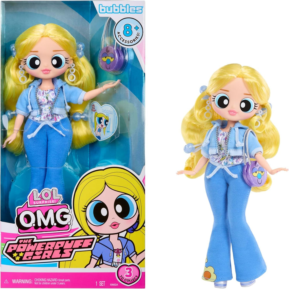 L.O.L. Surprise! OMG The Powerpuff Girls Puppe - Blossom - Enthält 1 Modepuppe, Inklusive Outfit und Accessoires, 3 zum Sammeln