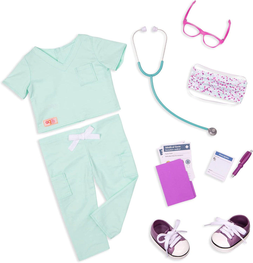 Our Generation - Riding In Style - Reitsport-Outfit - Reitaccessoires - 46 cm Puppenkleidung - Vorgetäuschtes Spiel - Spielzeug für Kinder ab 3 Jahren