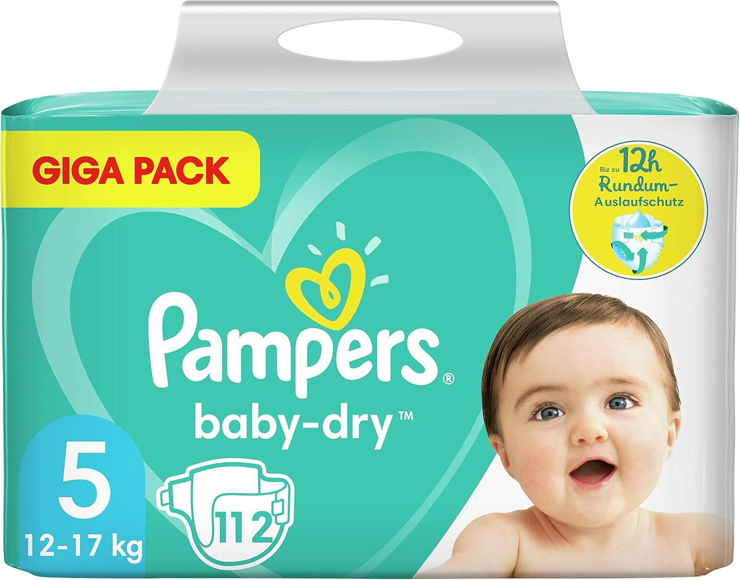 Pelenkák Pampers 81657566 Baby-Dry nadrág, fehér