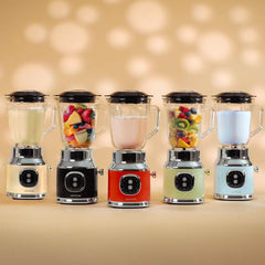 Cecotec Standmixer Retro Retrotwist zöld. 800 W Maximale Leistung, Pulse-Funktion, 4-Klingen-Messer Mit Schwarzer Titanbeschichtung Und 1L Krug, Vintage-Design a Grün Kitchen Naty Shopban