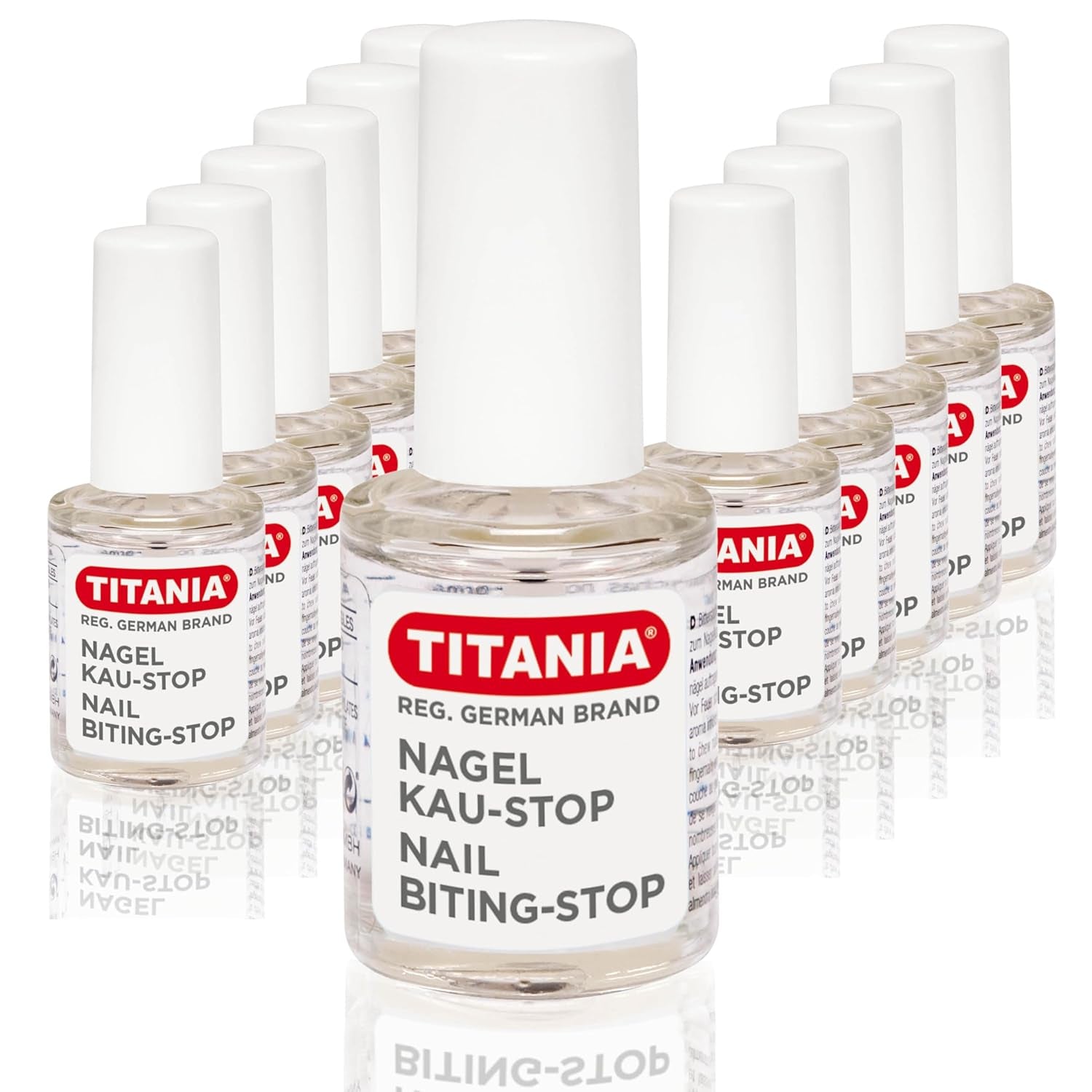 TITANIA Anti-Redness körömlakk (10ml) • Körömharapás elleni körömlakk • Körömharapás megelőzés • Kézkörömrágás elleni védelem • Kézkörömrágás megelőzés