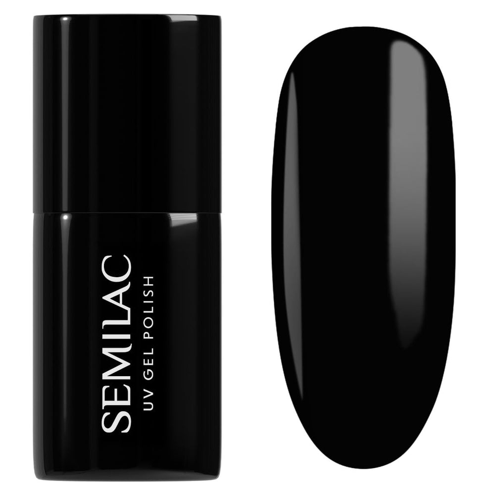 Semilac UV Nagellack Hybrid 404 Black Beans Muffin 7ml Kollektion Tastes of Fall