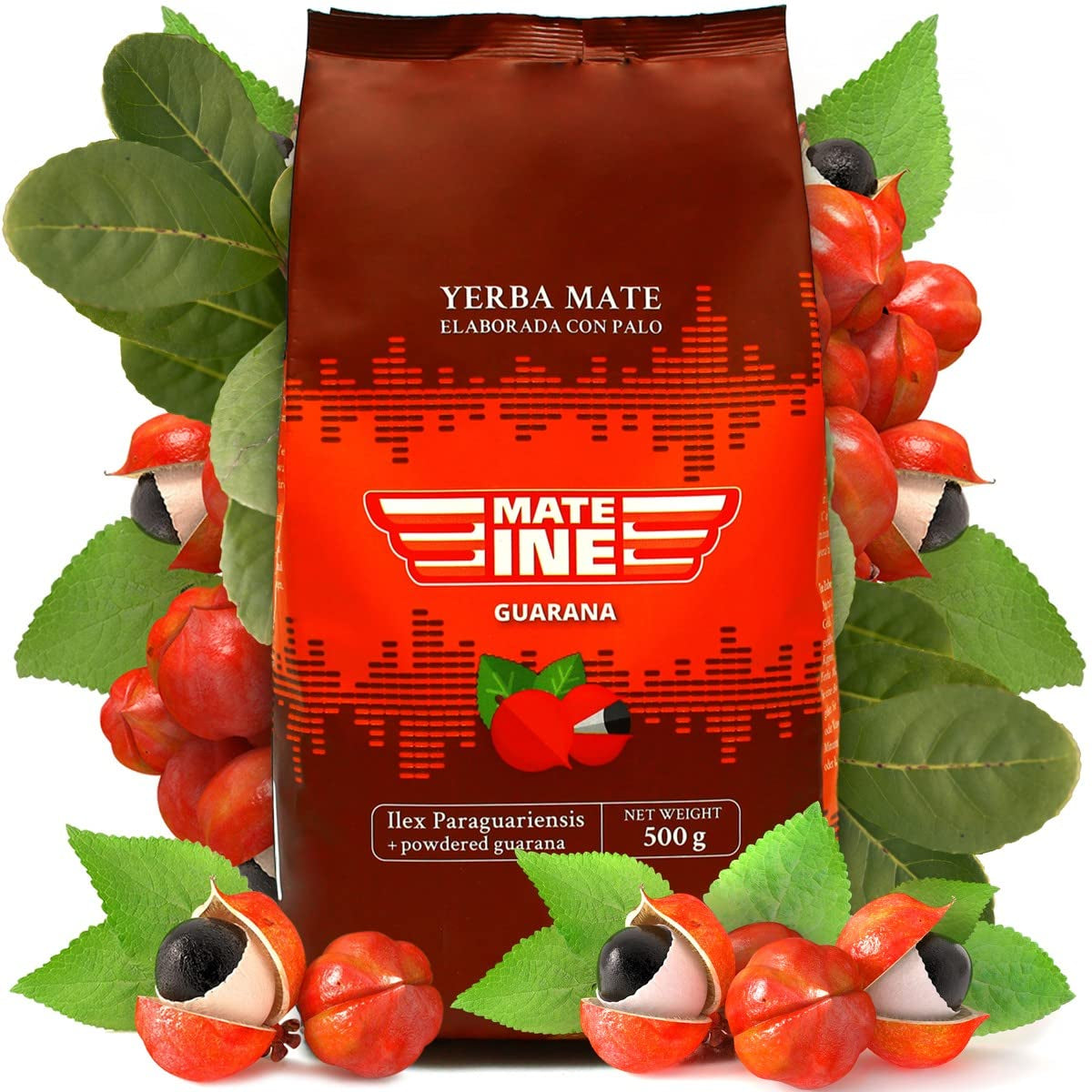 Ceai Mate Yerba Mate cu guarana, neutru, 500 g