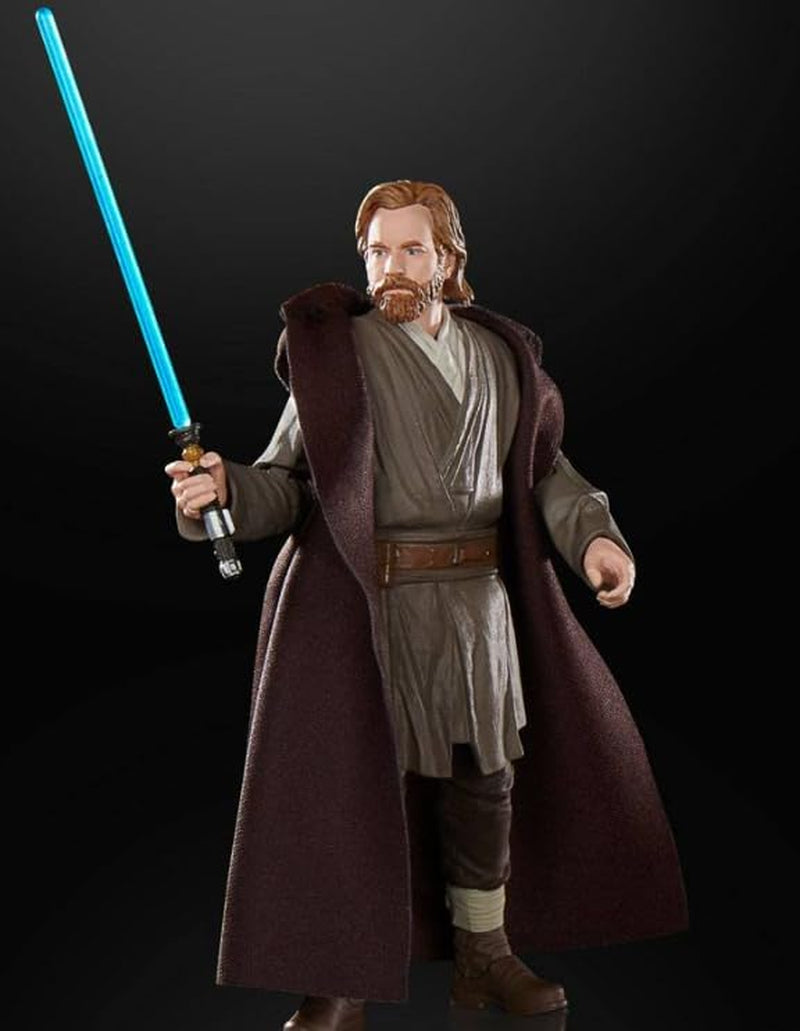 Star Wars Hasbro Star WarBlack sorozat Obi-Wan Kenobi (Jabiim), 15 cm-es nagy akciófigura Obi-Wan Kenobi, Multi, F7098 akciófigurák Naty Shop