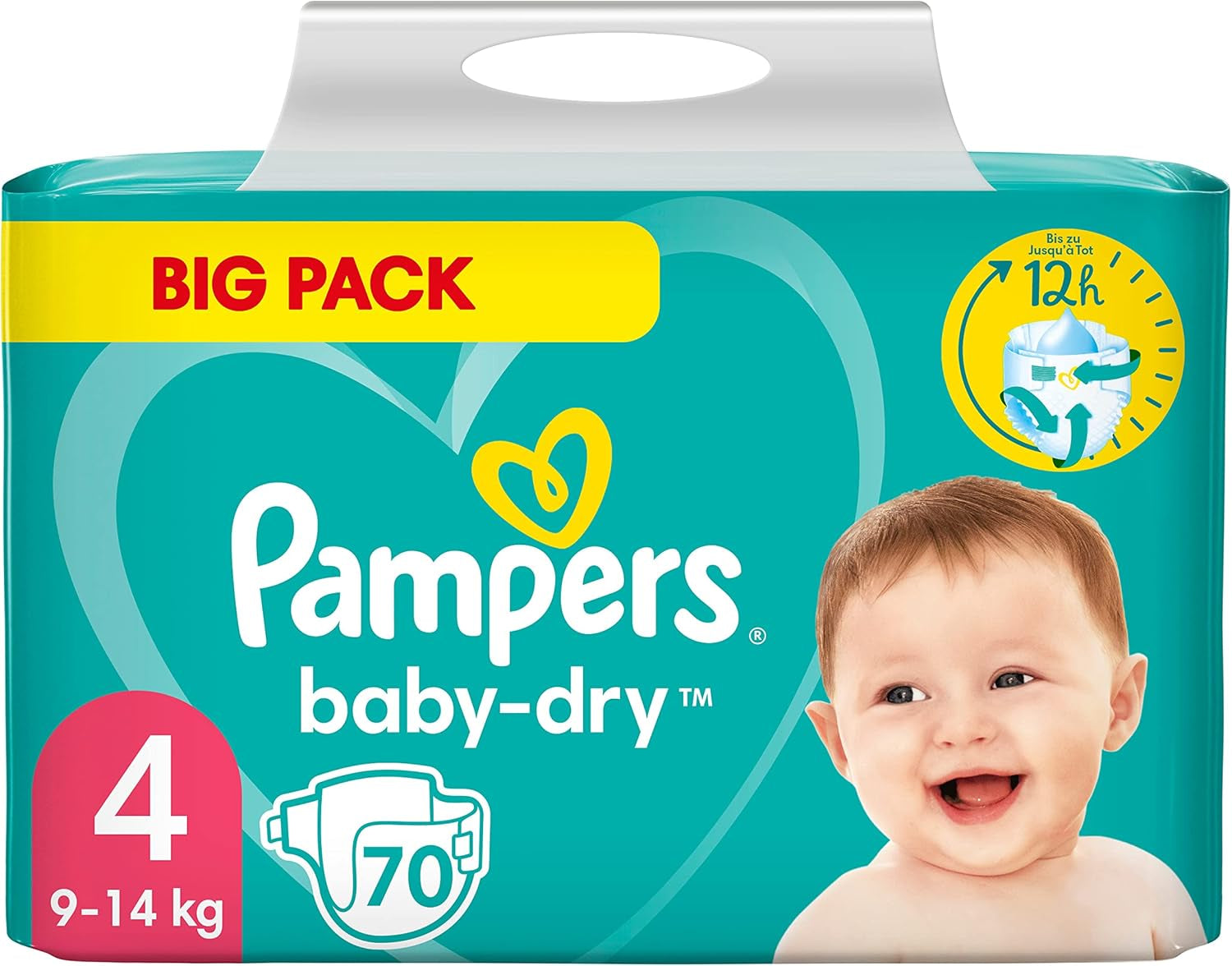 Pampers (régi verzió), bugyi, 4-es méret, 9 kg-15 kg, három csomag (1 x 88 pelenka)