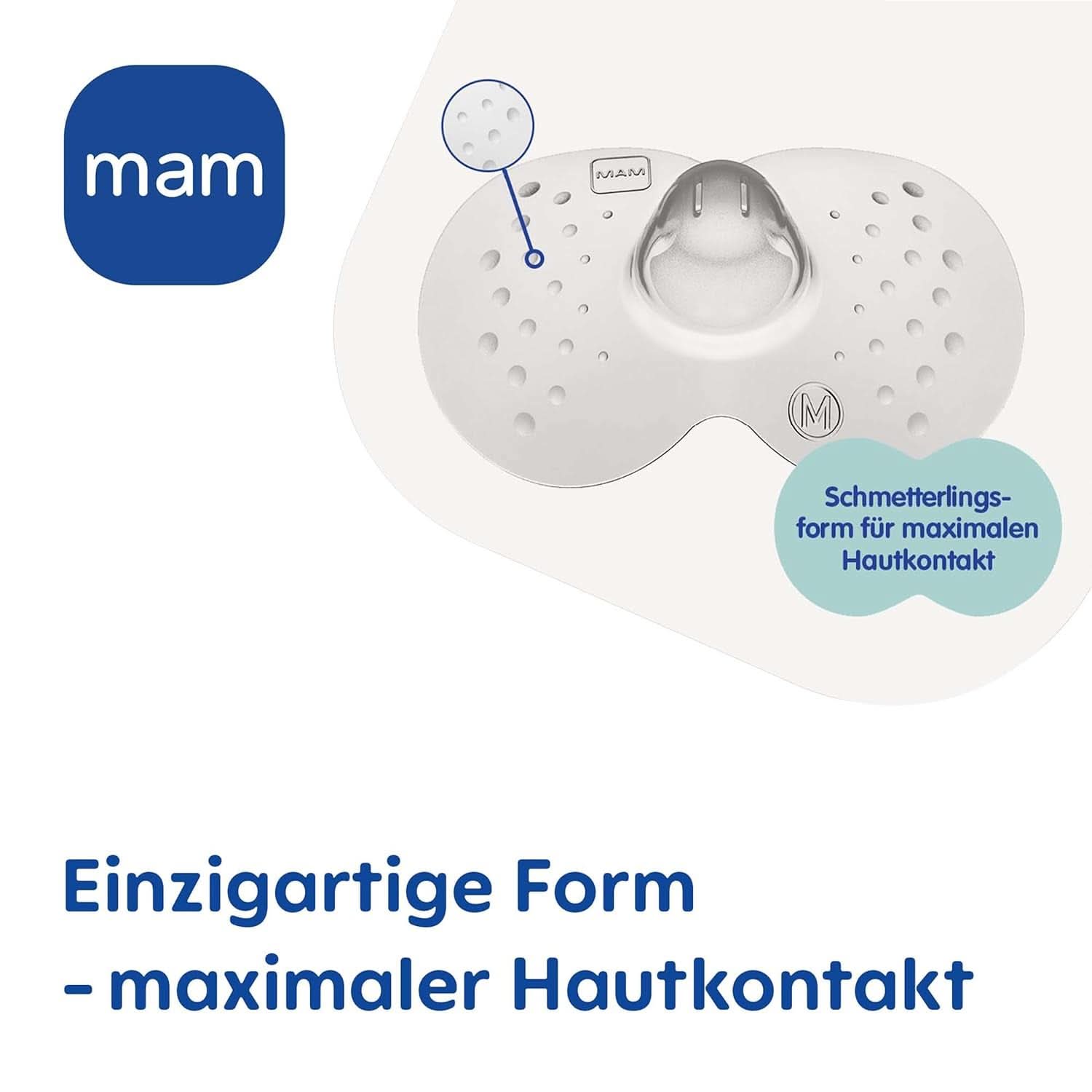 MAM Stillhütchen Größe L (Ø 23 Mm) Im 2Er-Set, Extra Weiche Brusthütchen Zum Schutz Beim Stillen, Brustwarzenschutz Für Maximalen Hautkontakt Zwischen Mutter Und Kind Kiegészítők Étel és szoptatás Bebe Naty Shop