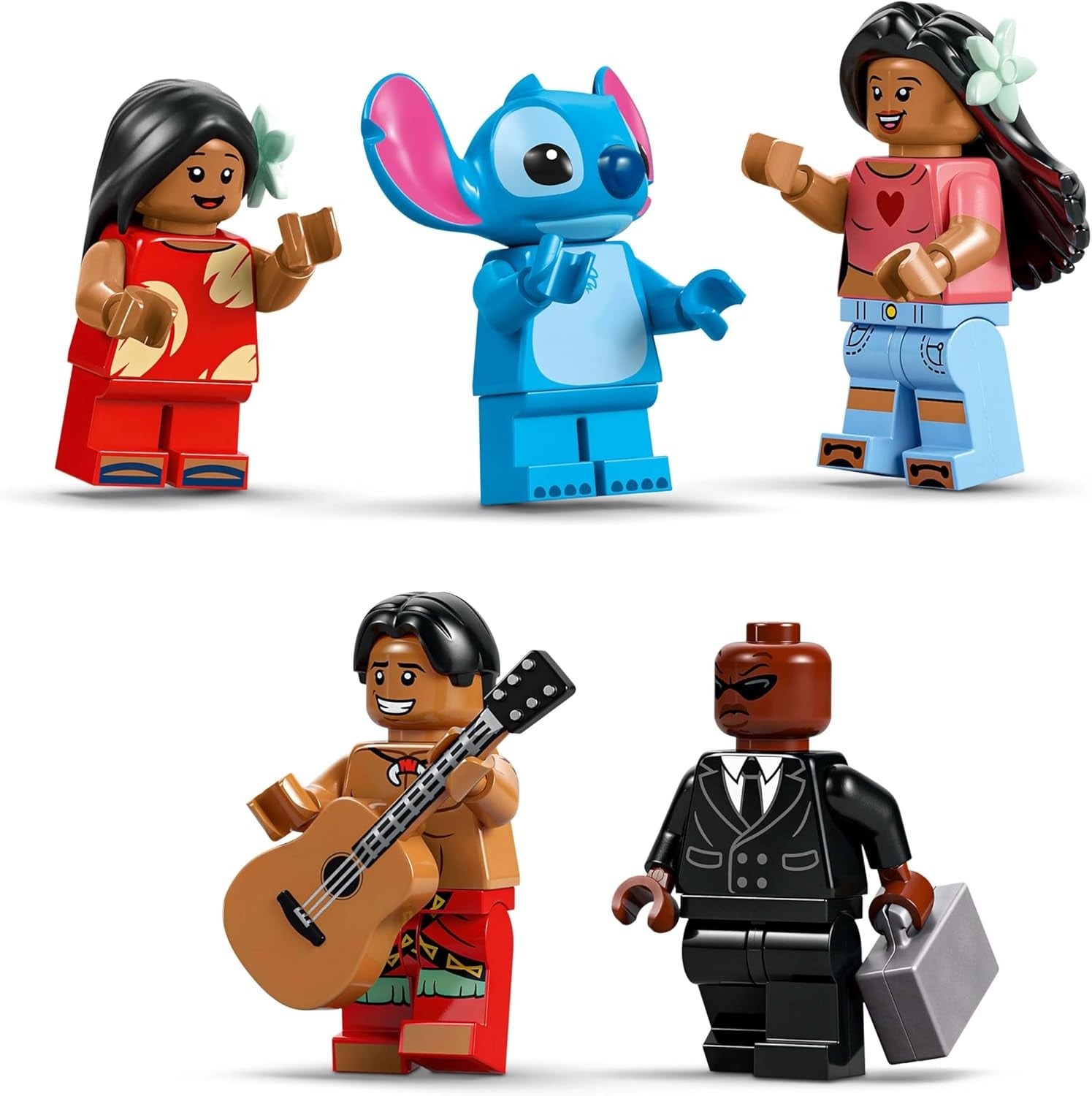 LEGO Ç€ Disney Beach House a "Lilo and Stitch"-től - Megépíthető játék 6 szobával, csillagvizsgálóval, űrhajóval és 5 minifigurával - születésnapi ajándék 9 év feletti lányoknak és fiúknak és rajongóknak 43268 Besuche den LEGO-Store építőkészlet